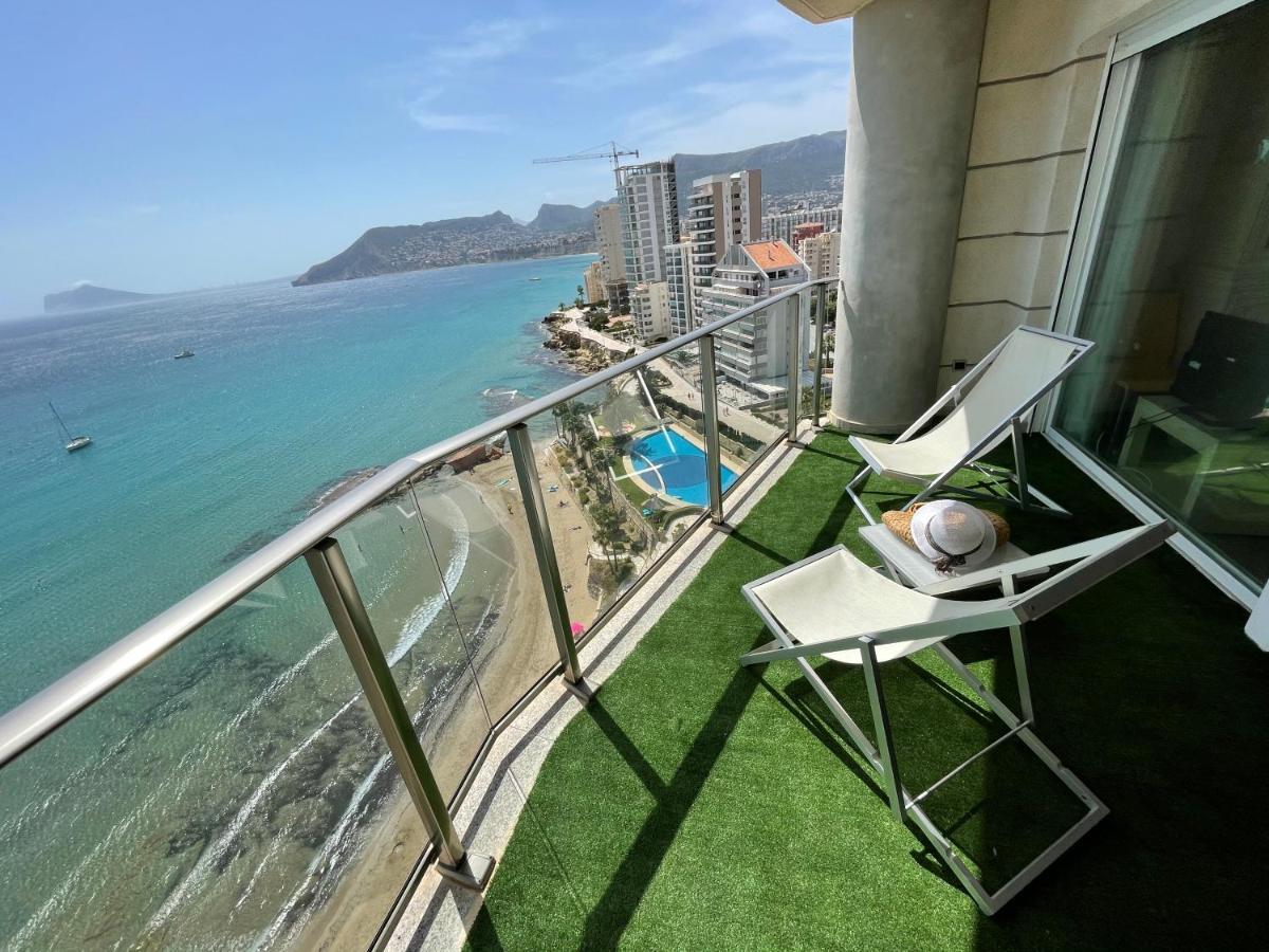 Clp- Primera Linea Vistas Piscina Y Parking Calpe Eksteriør billede